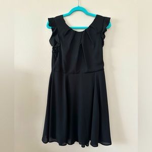 Express black dress with lace detail on the back